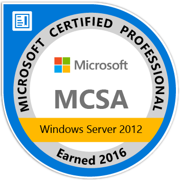 MCSA Server 2012